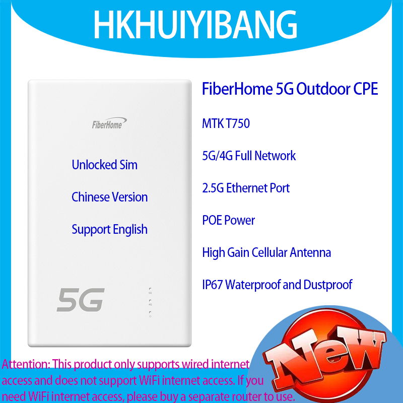 5G Cpe Router Outdoor - Desbloqueado fibrehome 5g ao ar livre
