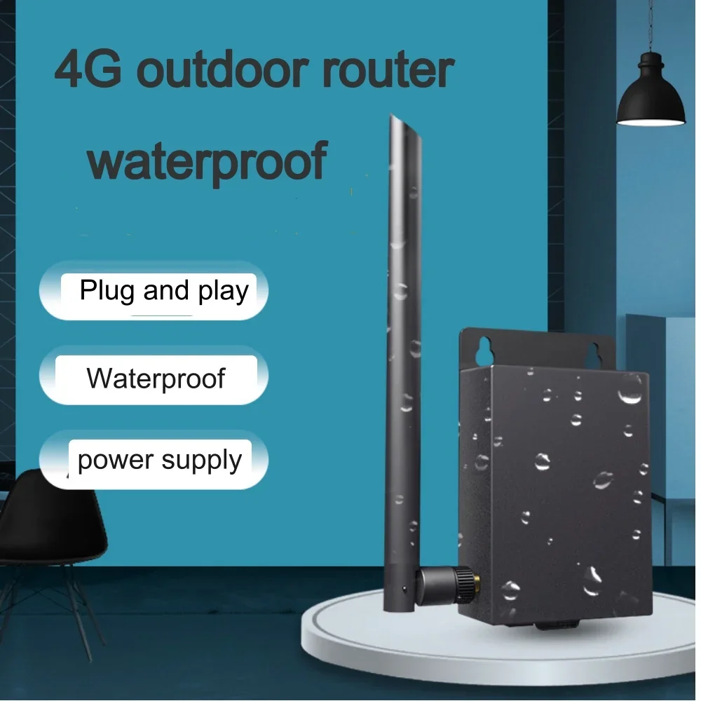 4G Lte Router Outdoor Waterproof - Roteador Wifi 4G externo à prova