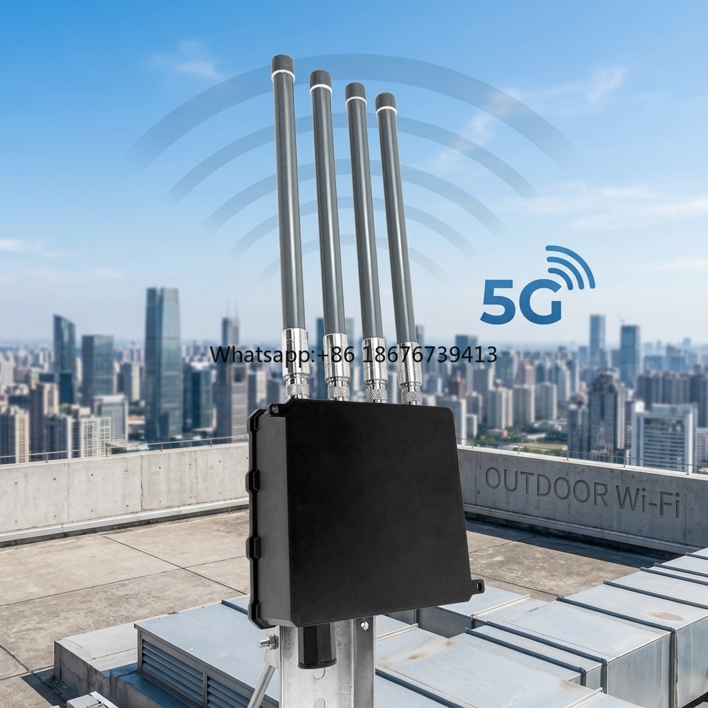 4G Lte Router Outdoor Waterproof - Roteador Wi-Fi 6 5G para Exterior