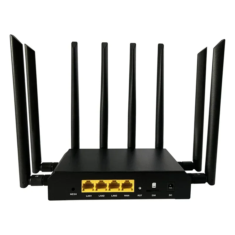 4G Router Sim Card Slot Gigabit - Roteador doméstico 5G WIFI6 IPQ6000, modem