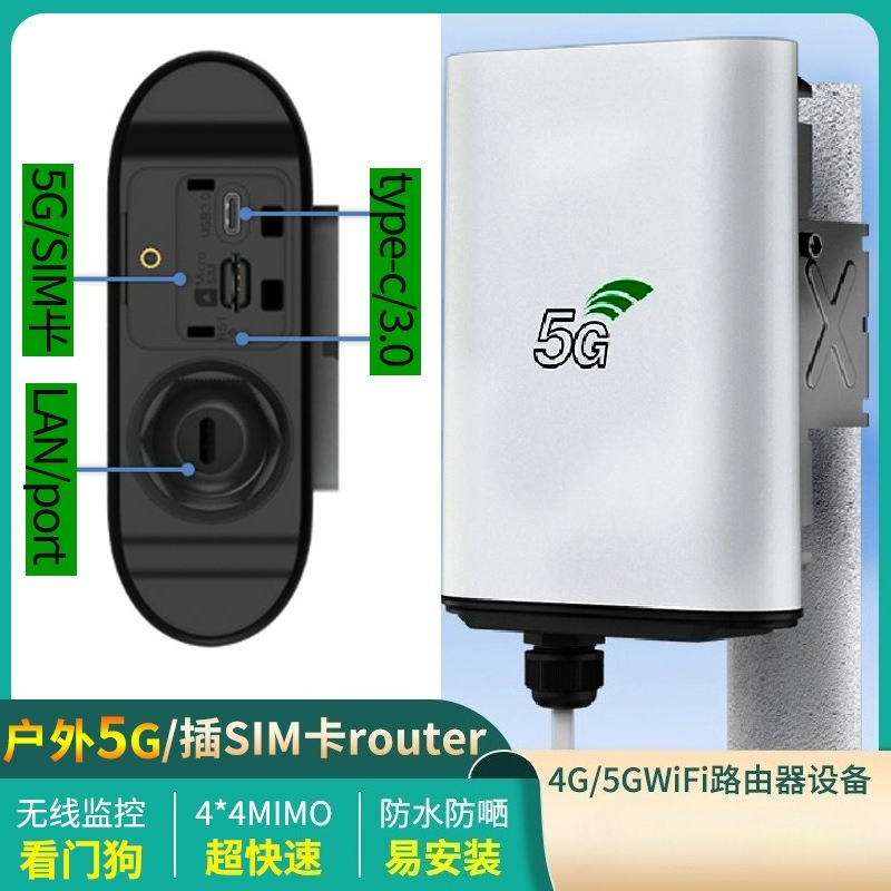 5G Cpe Router Outdoor - Roteador Móvel Sem Fio 5G para