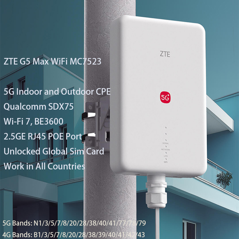 5G Outdoor Cpe Nsa Sa - Roteador ZTE 5G Outdoor CPE G5