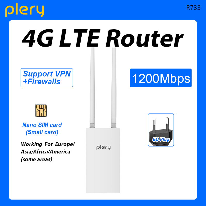 4G Router With Poe Wan - Roteador WIFI 4G LTE Externo PLERY