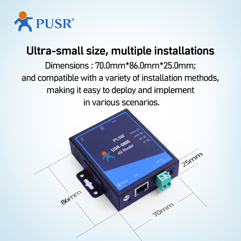 PUSR Roteador Sem Fio Celular  - Industrial 4G Router Vpn avaliação e preço