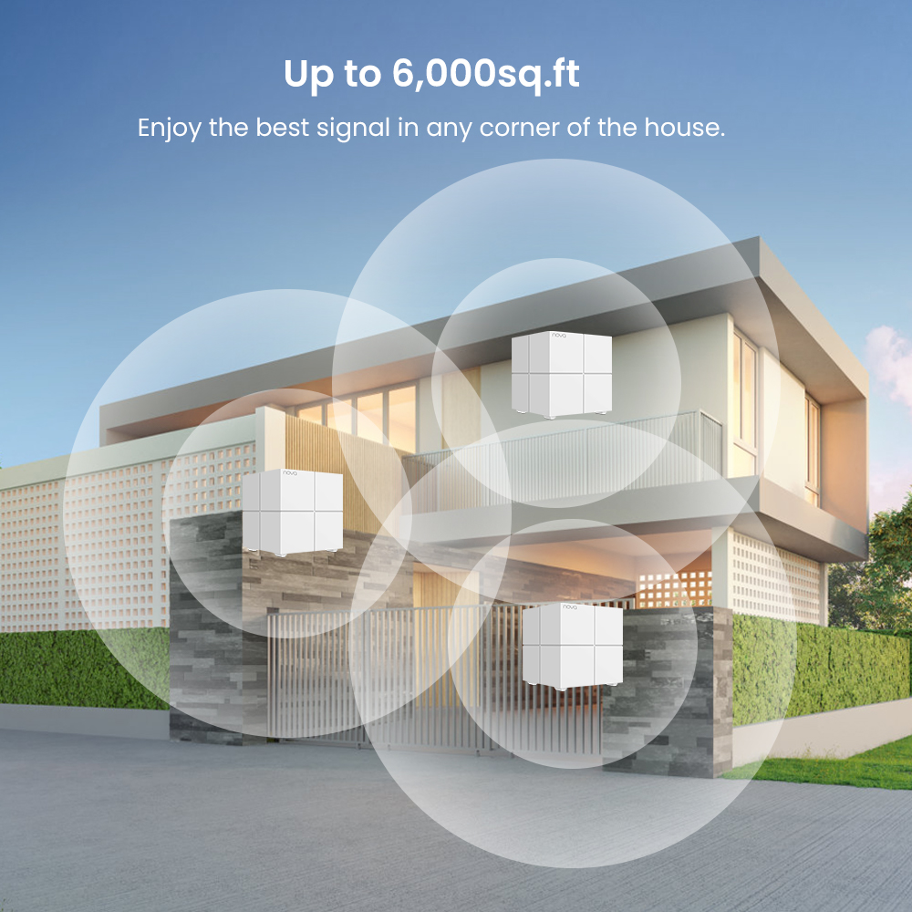 Tenda Mesh WiFi Router MW6 AC1 - 4G Router Dual Band Wifi Ac1200 avaliação e preço