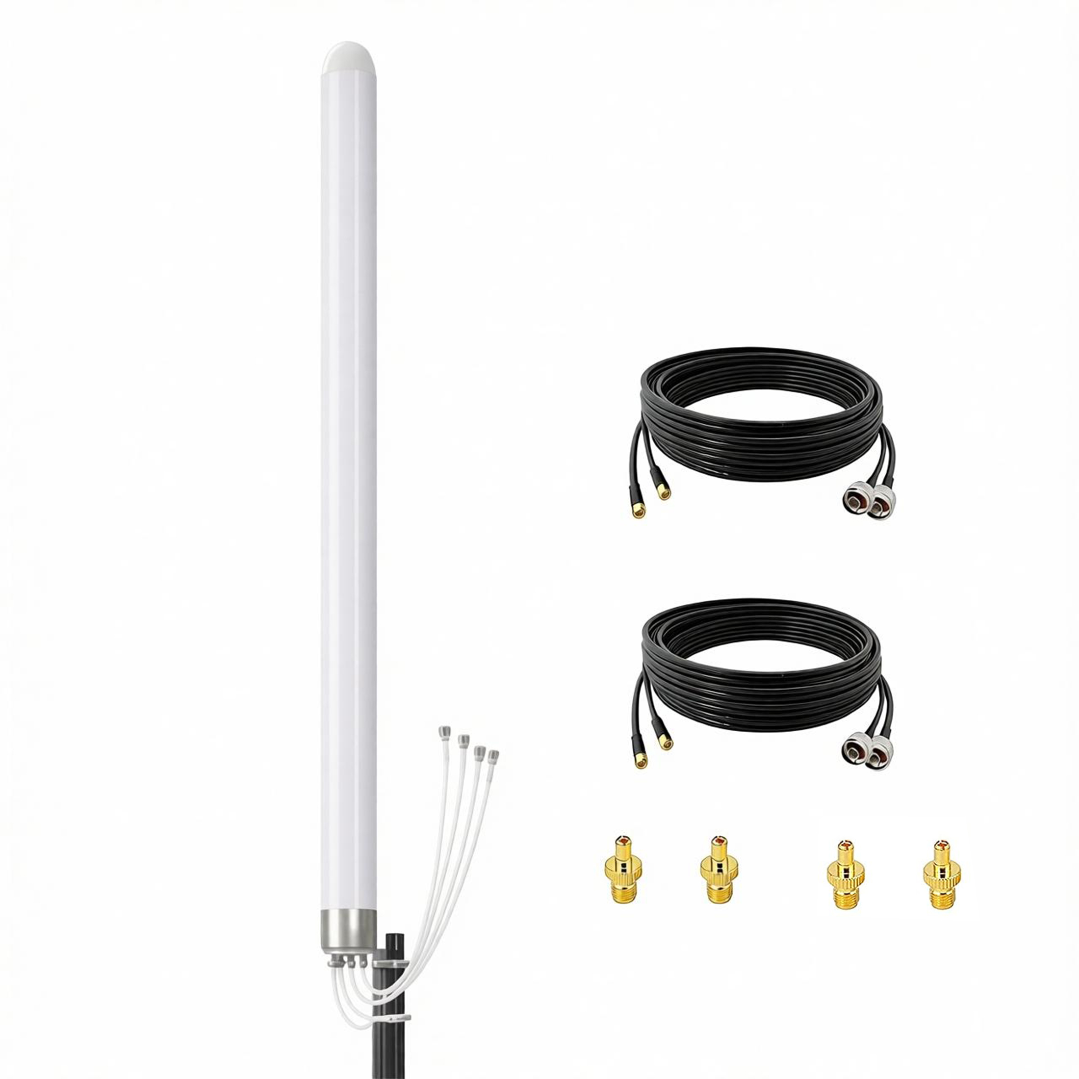 Antena Omnidirecional MIMO 4x4 - Lte Antenna Mimo 4X4 Outdoor avaliação e preço