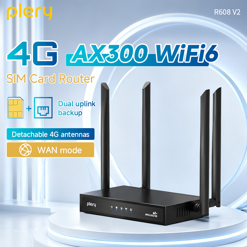 Roteador Plery R605 V2 4G LTE  - 4G Router With Poe Wan avaliação e preço
