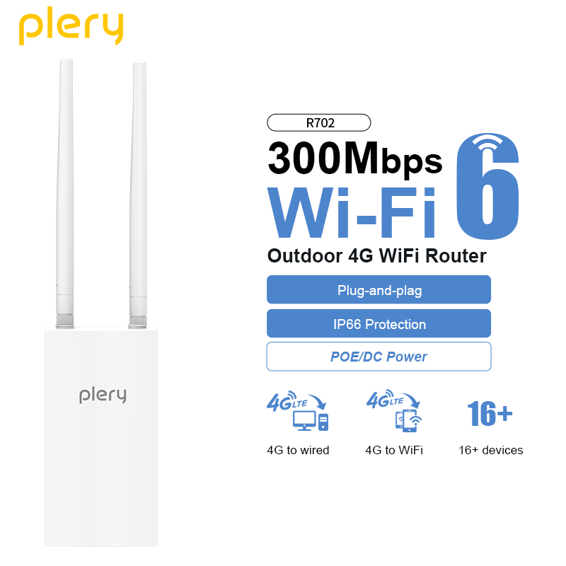 Roteador 4G LTE Externo Plery  - 4G Lte Router Outdoor Waterproof avaliação e preço