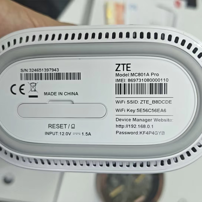 Roteador WiFi Interno ZTE 5G M - 4G Router Sim Card Slot Gigabit avaliação e preço