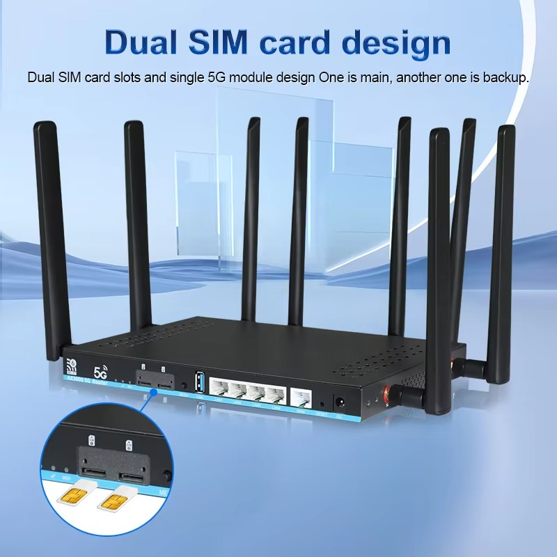 Roteador Wifi 5G Openwrt 21 Gi - 4G Router Sim Card Slot Gigabit avaliação e preço