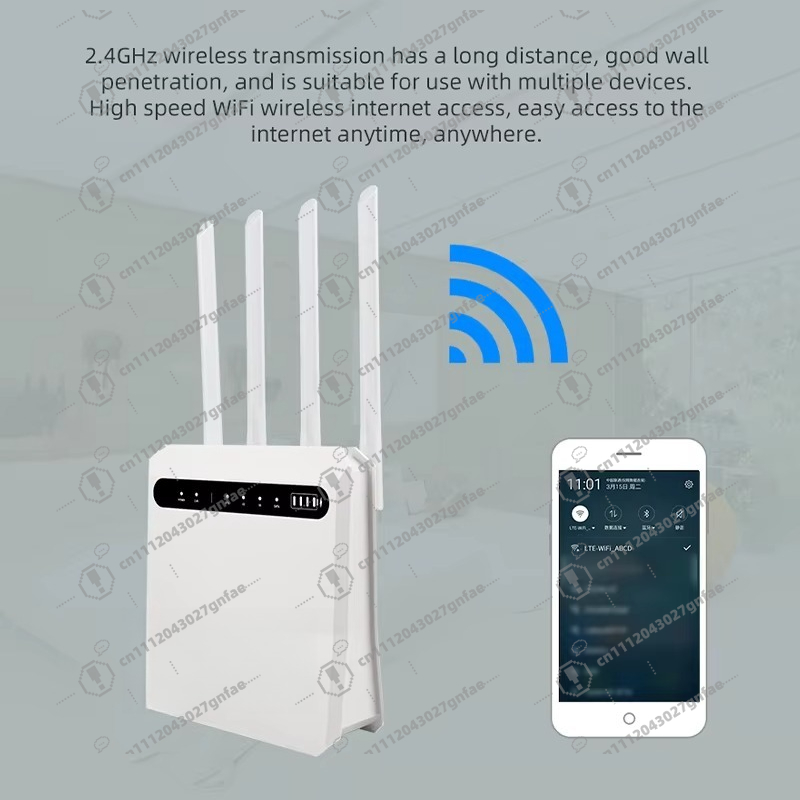 Roteador 4G LTE com Slot para  - 4G Lte Modem Cat6 External Antenna avaliação e preço